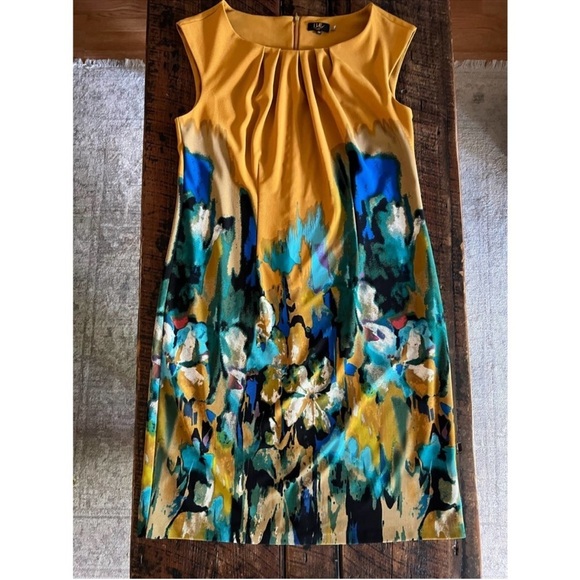ILE New York women’s print shift dress size 14 - Picture 2 of 12